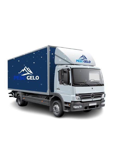 Caminhão de entrega de gelo